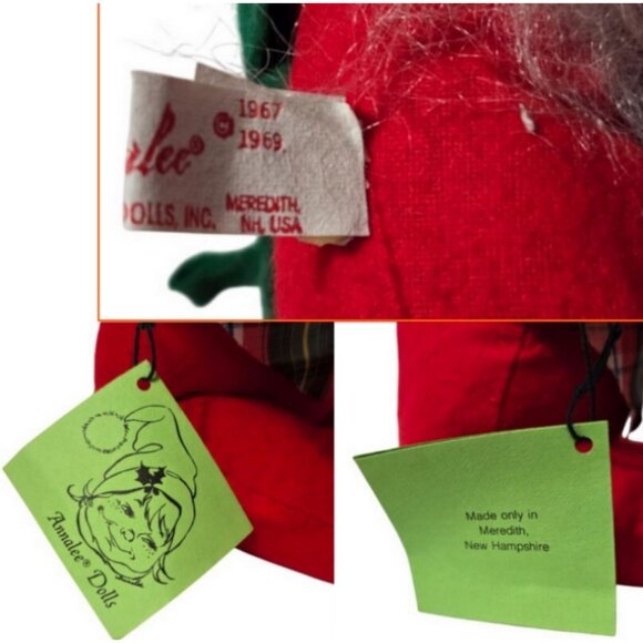 Annalee Dolls Vintage Christmas 1960's Santa Claus Mobilitee Dolls - NWT - Picture 8 of 14